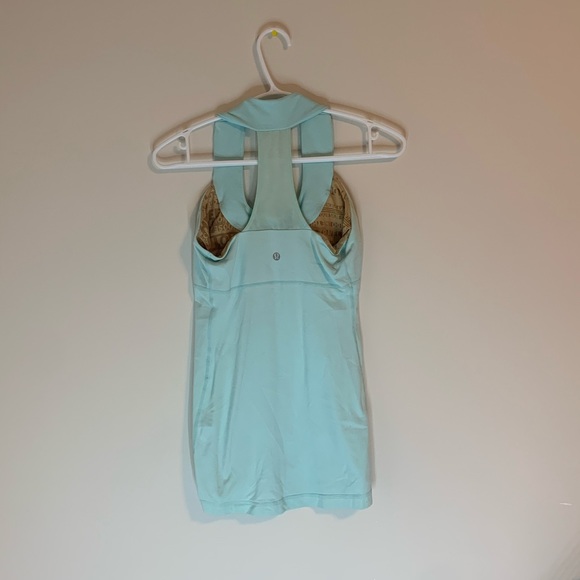 Lululemon teal set ( sweater and tank top) - Picture 5 of 13